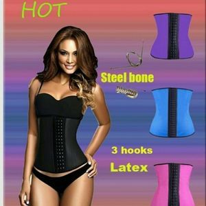 9 STEEL BONING  LATEX WAIST  SPORT WAIST TRAINER